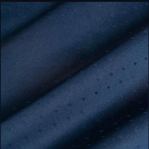 Swiss Dot Navy Queen Sheet Set - Picture 4 of 4